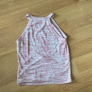 pink halter tank top